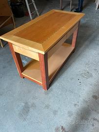 Tavolo/Isola multifunzione in legno artigianale