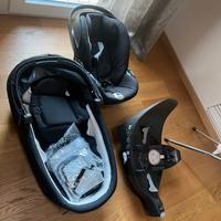 Ovetto Cybex,navicella e base isofix rotante