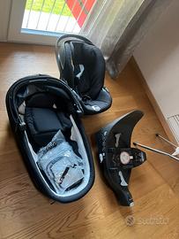 Ovetto Cybex,navicella e base isofix rotante