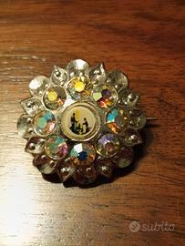 Spilla vintage anni '80 Madonna di Lourdes 