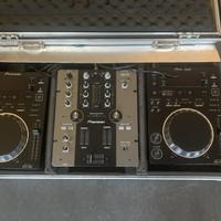 2 CDJ 350 + 1 DJM 250 + FLIGHTCASE