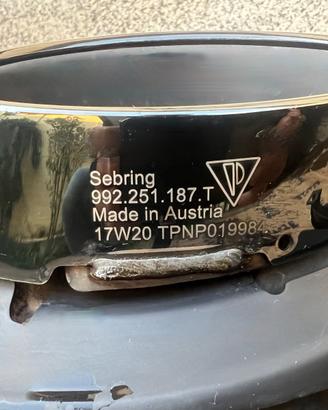 terminali scarico Porsche 992 NERI