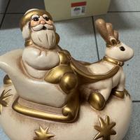 Babbo natale con porta candele della Thun