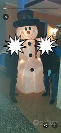 Pupazzo ⛄️ di neve gonfiabile da giardino 