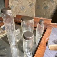 Set contenitori in vetro vintage