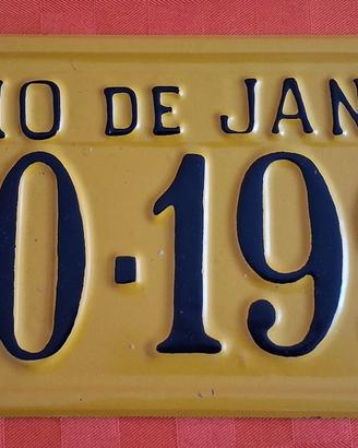 Targa souvenir Rio de Janeiro 1990
