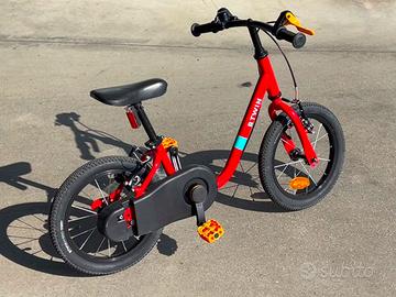 Bici bambino 2 in 1 3-5 anni DISCOVER 500 rossa 14