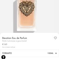 Profumo Devotion D&G 100ml