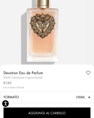 Profumo Devotion D&G 100ml