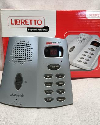 segreteria telefonica Telecom  "Libretto"