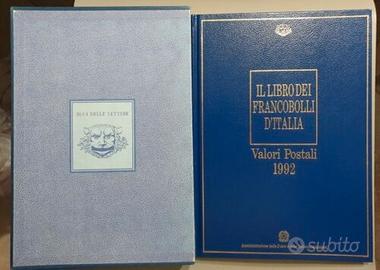 Il Libro dei Francobolli d'Italia anno 1992