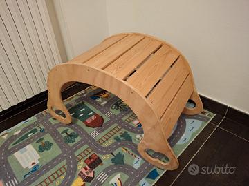 arco montessori legno