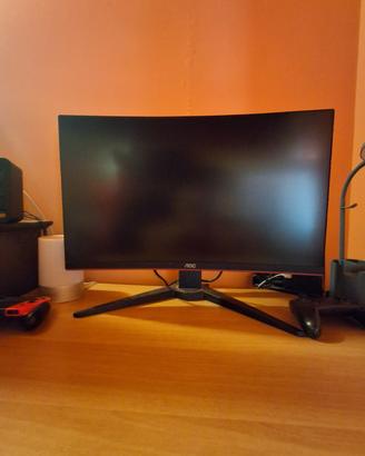 monitor aoc curvo 144hz 24"