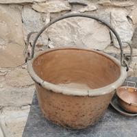 paiolo e contenitore in Rame 