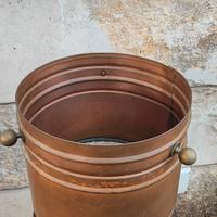 Antica vecchia alzata porta vaso antiquariato