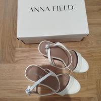 Sandali bianchi tacco sposa