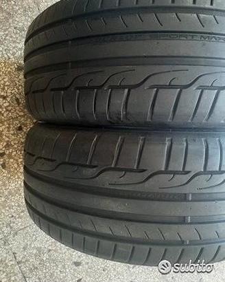 Coppia di pneumatici usati 225 40 19 dunlop