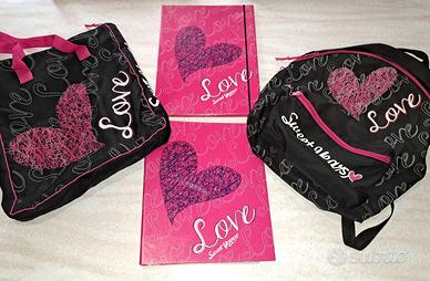 Set 4 pz per la scuola Sweet Years zaino cartella