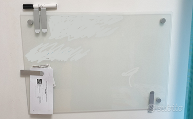 Bacheca appunti vetro ikea kludd studio lavagna