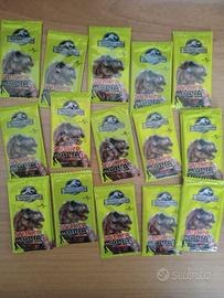 30 Sticker Mania 3D e 10 bustine Jurassic Park 
