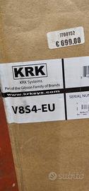 Coppia casse monitor KRK V8 S4 nuove