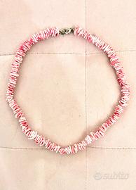 Collana girocollo di conchiglia stile surfista