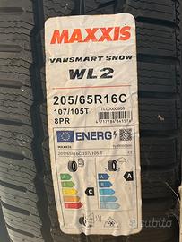 4 Pneumatici auto 205/65 R 16c gomme invernali