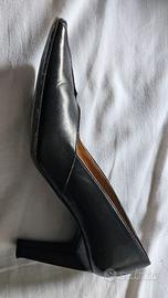 Scarpe con tacco in pelle vintage morbidissime