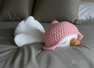 Pulcini amigurumi fatti a mano