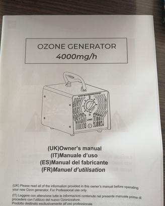 ozono usato 3 ore