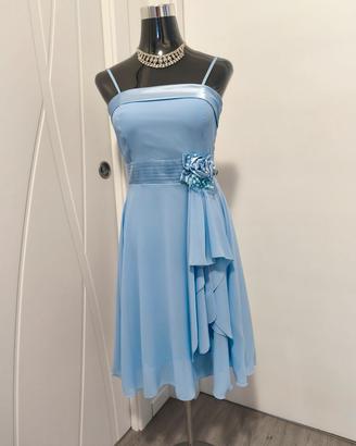 Abito da sera azzurro 