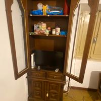 Vetrinetta piu mobiletto a 2 ante piu 2 cassetti