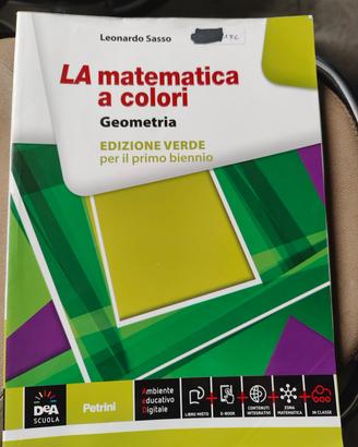 Libro LA matematica a colori Geometria ed. verde 