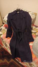 Cappotto viola lungo