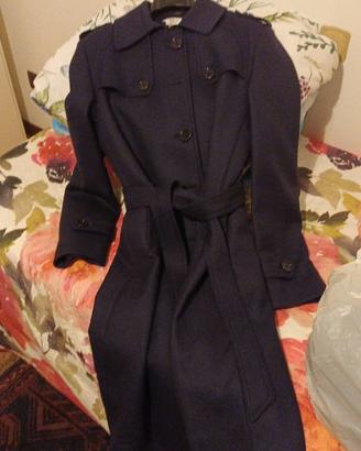 Cappotto viola lungo