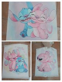  1 poster telato Stitch