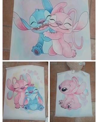  1 poster telato Stitch