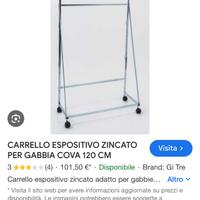 Carrello x gabbie da 120