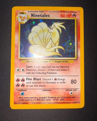 Ninetales Holo Base Set 12/102