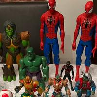 Personaggi Spiderman/Transformers/srar wars