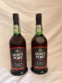 Dow’s wine ruby port 2 bottiglie 75cl