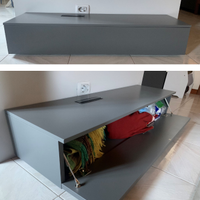 Mobile TV basso a pavimento modello spazio a terra