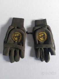 Guanti/Moffole Caccia "Federcaccia" – Pile Verde 