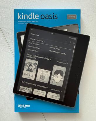 Kindle Oasis 8GB graphite 7” (cover inclusa)