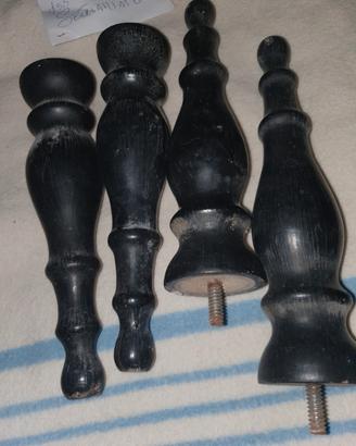piedi di un armadio Vintage pz 7 