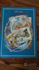 Folder filatelico 1999 Fausto Coppi 