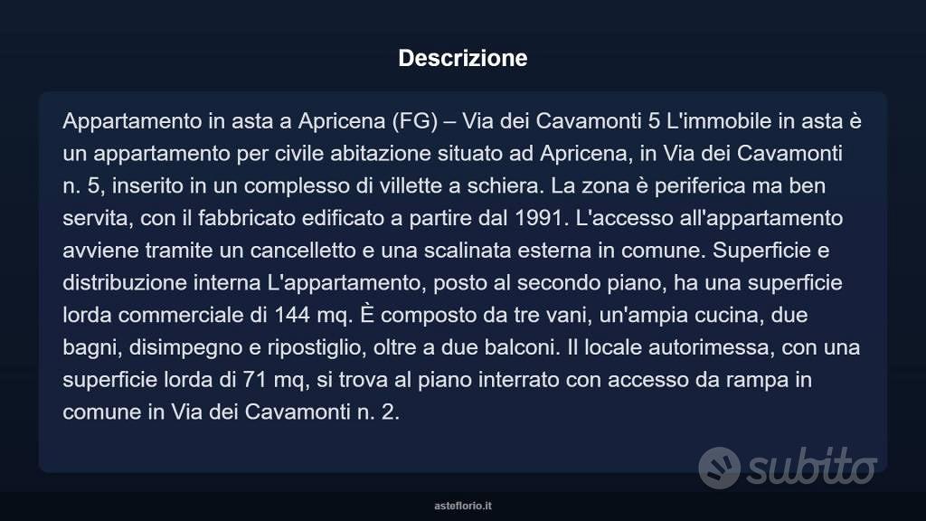 Appartamento – Apricena, Foggia - Vista 3