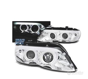 FARI OCCHI ANGEL BMW X5 E53 03-06 CROMATI XENON