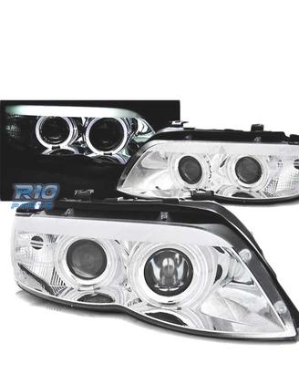 FARI OCCHI ANGEL BMW X5 E53 03-06 CROMATI XENON