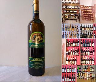 Bottiglia vino Chardonnay Giordano ed altri annata